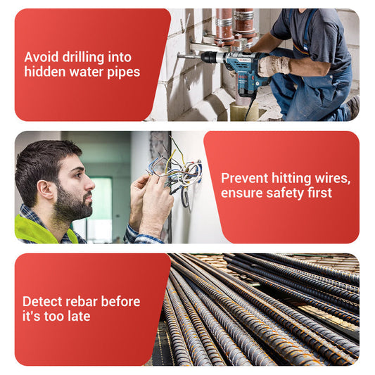 💯 6 w 1 Wielofunkcyjny ścienny wykrywacz metali z ekranem HD LCD do laptopa