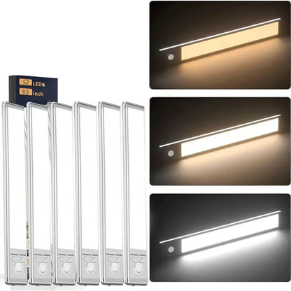 Bezdotykowe, inteligentne, magnetyczne, akumulatorowe światła LED