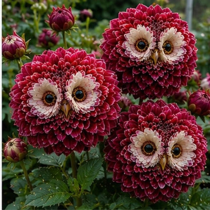 ✨ Magiczne rośliny 🦉 Poznaj cebulki dalii sowiookiej