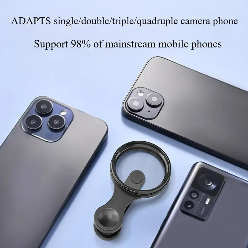 Filtr Heysliy 52mm CPL do telefonu z klipsem