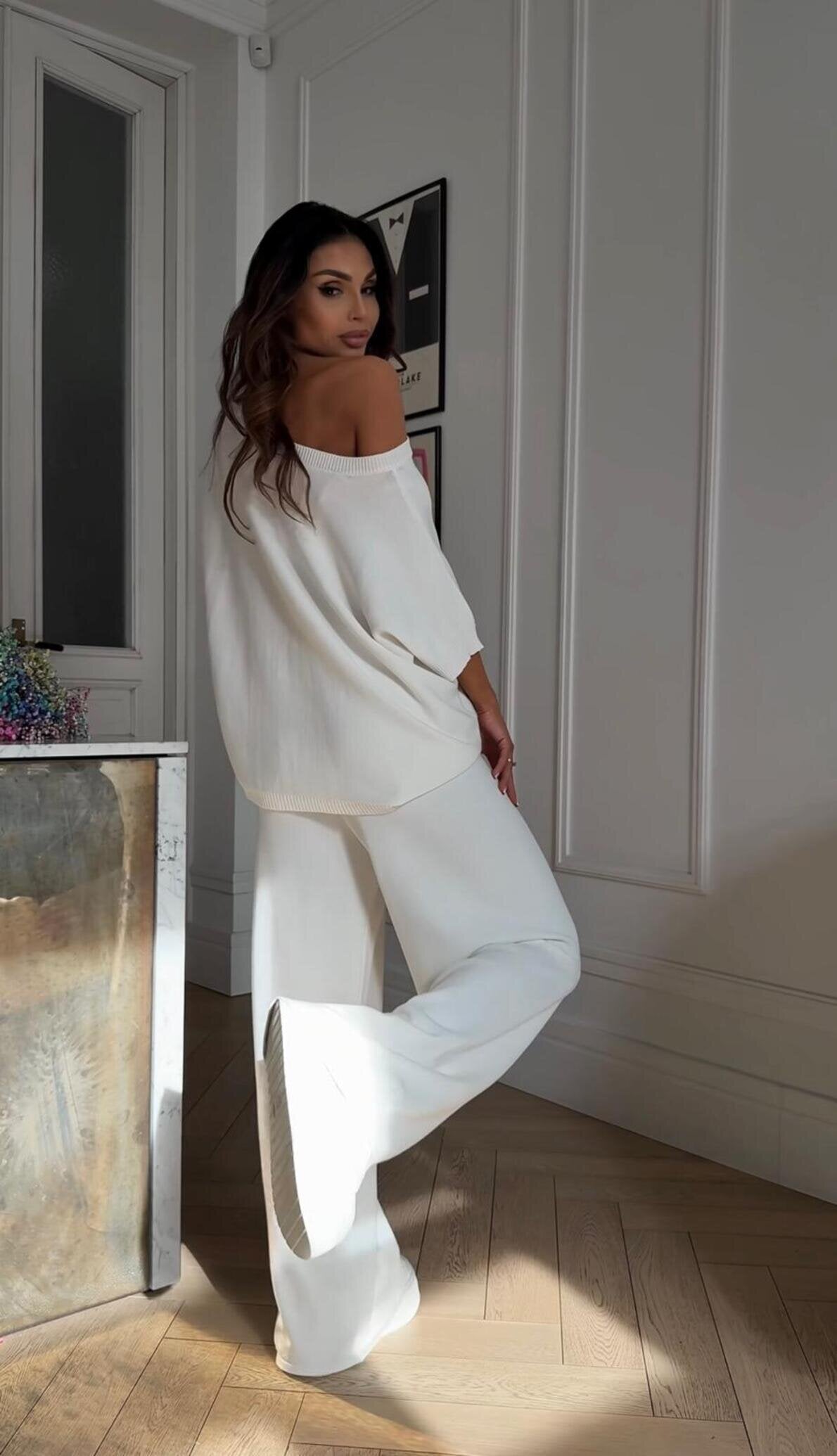 Zestaw damski 2 w 1, casualowy