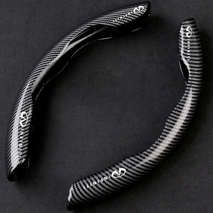 🔥Nowy uniwersalny pokrowiec na kierownicę z włókna węglowego (2 szt.)❗Pasuje do wszystkich modeli