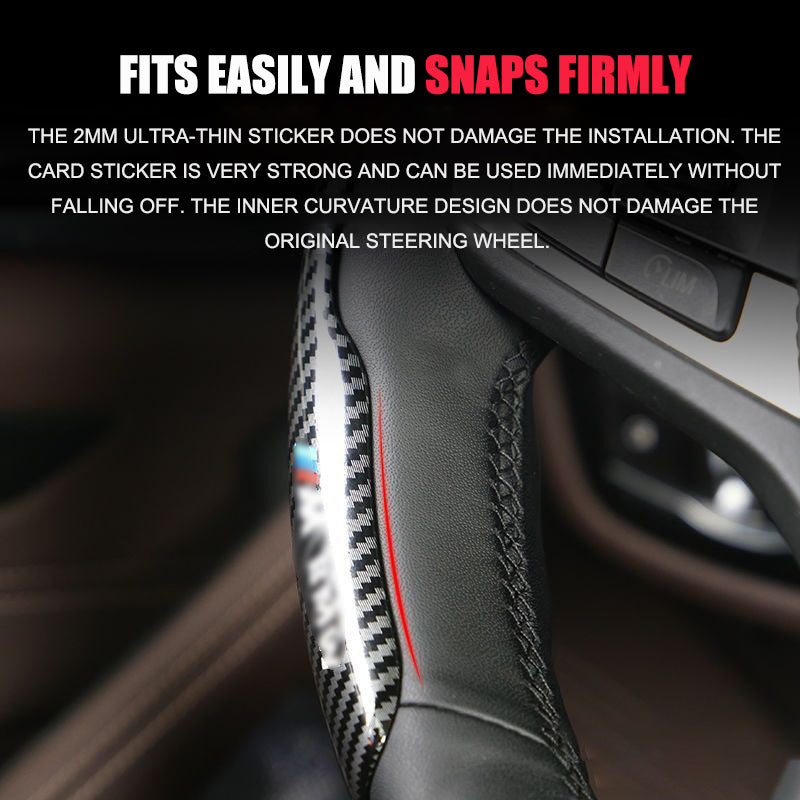 🔥Nowy uniwersalny pokrowiec na kierownicę z włókna węglowego (2 szt.)❗Pasuje do wszystkich modeli