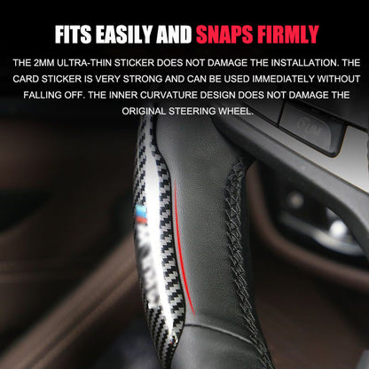 🔥Nowy uniwersalny pokrowiec na kierownicę z włókna węglowego (2 szt.)❗Pasuje do wszystkich modeli
