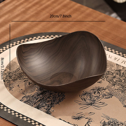 Uchwyt na kran z orzecha włoskiego, aluminiowy, bez wiercenia: pusty odpływ, mocny i trwały