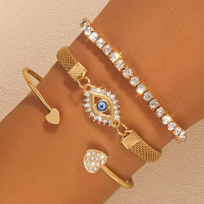 Trzyczęściowy zestaw bransoletek w stylu boho