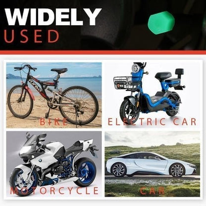 FLUORESCENCYJNE NAKRĘTKI NA WENTYLE OPON