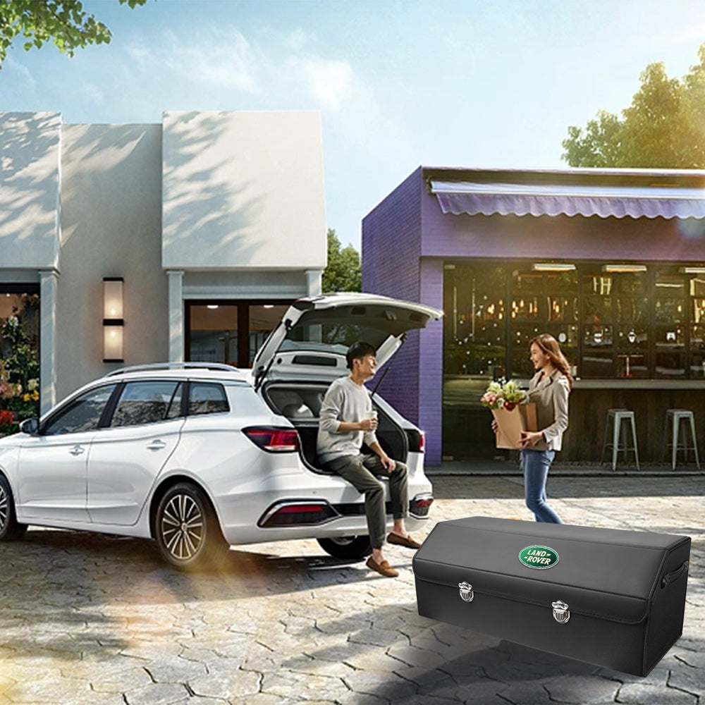 Skórzany schowek do bagażnika samochodowego