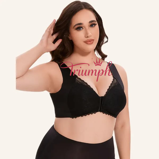 Triumph - (3 szt.) 5D Formowany biustonosz z zapięciem z przodu i bez fiszbin
