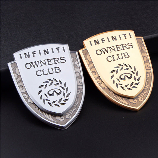 Etykiety na samochody, akcesoria do modyfikacji zewnętrznych, materiały, błotnik, bok, naklejka na tył, trójwymiarowa metalowa osobowość, kreatywna etykieta na nadwozie