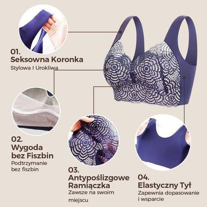 ✨Kup 1 i otrzymaj 1 gratis - 💟Koronkowe biustonosze rozmiar ekstra