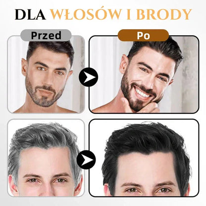 Szampon do włosów z natychmiastowym efektem koloryzacji - Broda i włosy