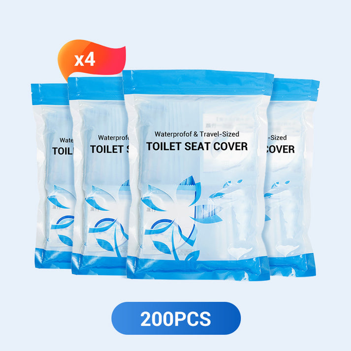 🛡️ Dla Twojego zdrowia! 🌿 Biodegradowalny, jednorazowy plastikowy ochraniacz na deskę sedesową 🥰