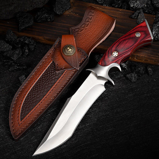 🔥Niemiecki nóż Dawn M390 z drewnianą rękojeścią i krótkim trzonkiem