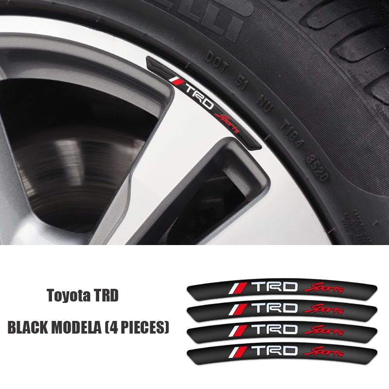 Gorąca wyprzedaż ✨50% zniżki ✨Naklejka 3D na felgę metalową z motywem osobowości (4 szt.)