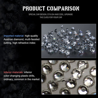 Naklejka kryształowa na kierownicę