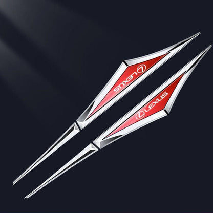 Kreatywne galwanizowane metalowe naklejki samochodowe✨2 szt.✨