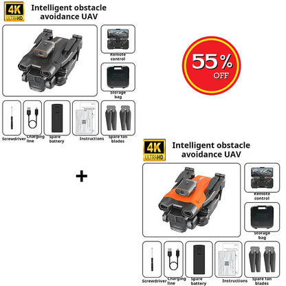 ❄🎄Oferta specjalna na rok 2025⛄🔔 Dron z kamerą 4K dla dorosłych, quadrocopter HS175D RC z automatycznym powrotem, funkcją Follow Me, silnikiem bezszczotkowym, lotem okrężnym, punktami trasy, utrzymywaniem wysokości, trybem bezgłowym, 28 minutami lotu! !