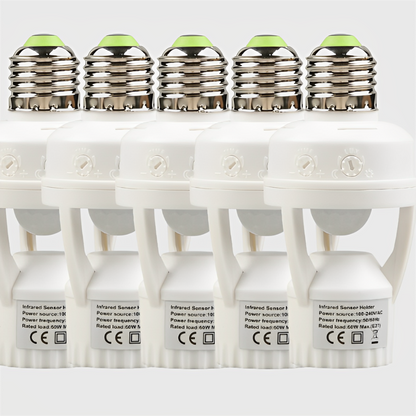 🎉Kup 2, a 1 dostaniesz gratis💡Gniazdo oświetleniowe z czujnikiem ruchu-PL