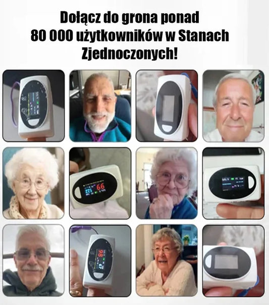 ❄️🔥Zaawansowany pulsoksymetr z dokładnością procentową