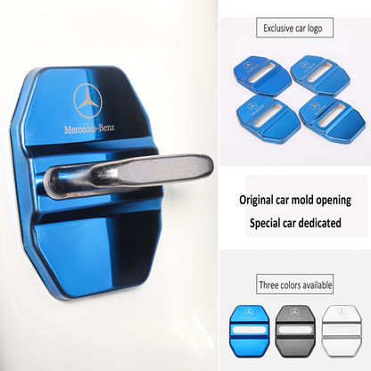 Gorąca wyprzedaż ✨50% zniżki ✨Osłona ochronna zamka drzwi samochodowych ze stali nierdzewnej, antykorozyjna🔥4 szt.🔥