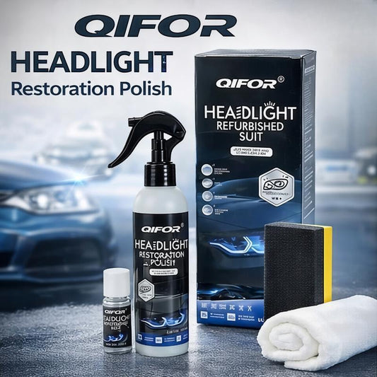 🚘 Zestaw do odnawiania soczewek reflektorów samochodowych – przywróć przejrzystość zaparowanym i pożółkłym kloszom reflektorów 💡