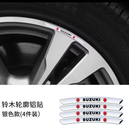 Gorąca wyprzedaż ✨50% zniżki ✨Naklejka 3D na felgę metalową z motywem osobowości (4 szt.)