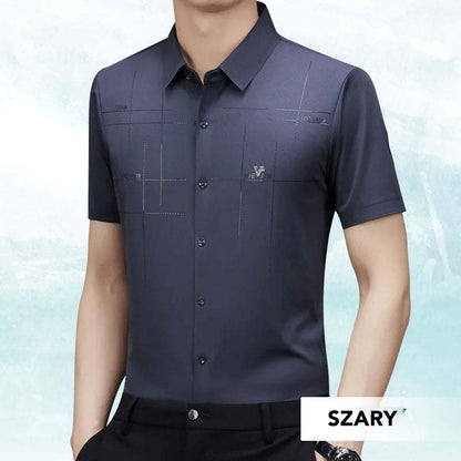 🔥GORĄCA WYPRZEDAŻ 49% 🔥 Męska koszula biznesowa z lodowego jedwabiu