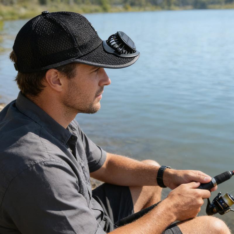 🔥GORĄCA WYPRZEDAŻ - 49% TANIEJ🧢2026 Pro Outdoor Cooling Hat: czapka z podwójnym wentylatorem