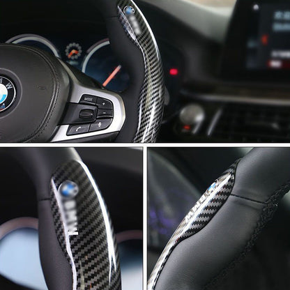 🔥Nowy uniwersalny pokrowiec na kierownicę z włókna węglowego (2 szt.)❗Pasuje do wszystkich modeli