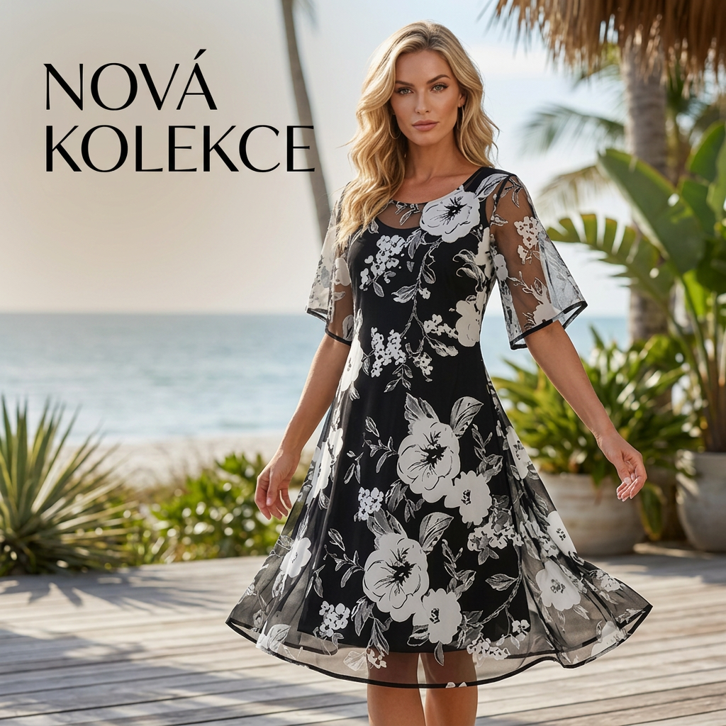 [S-3XL]🌸Elegancki damski krój sukienki szyfonowej z kwiatowym nadrukiem