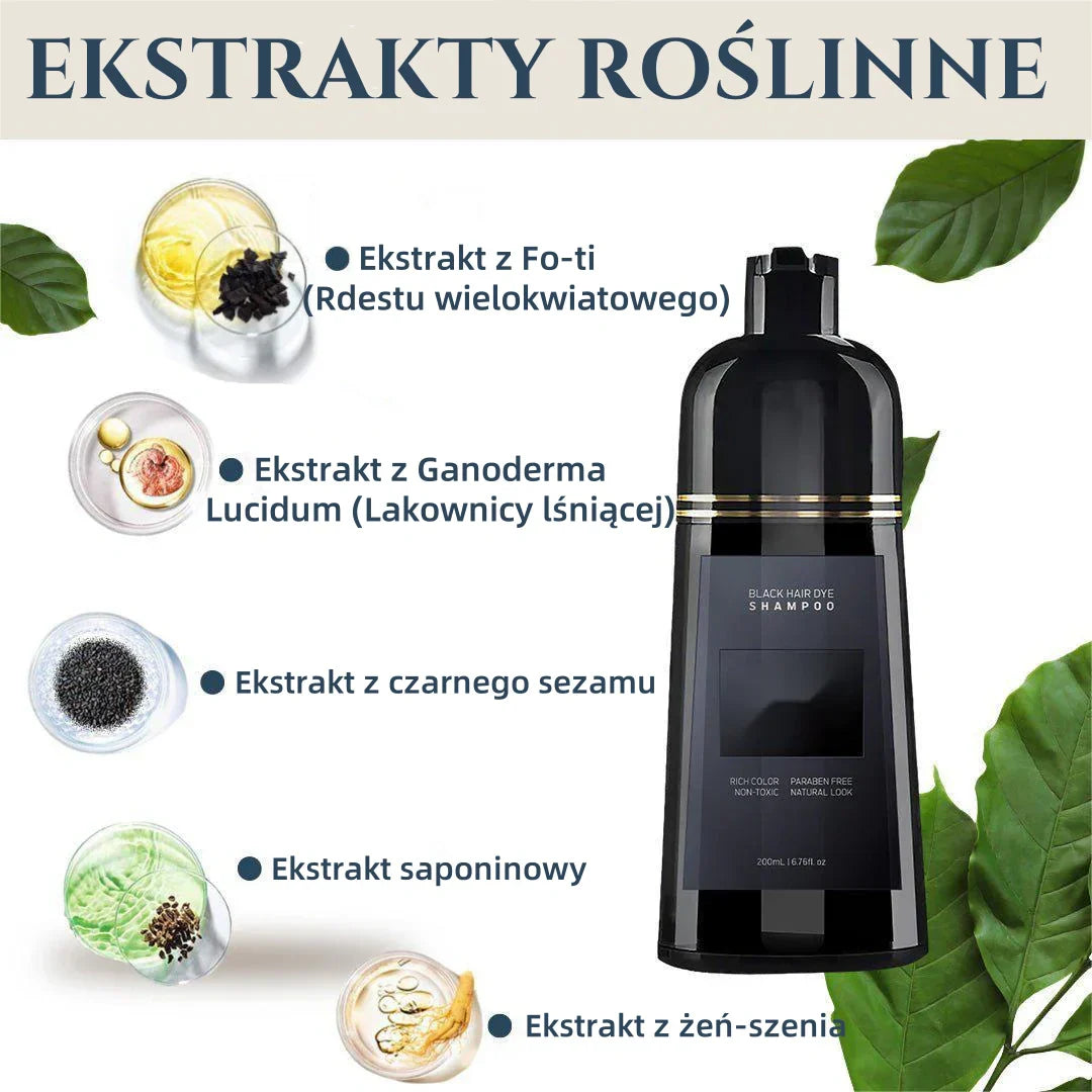 Szampon do włosów z natychmiastowym efektem koloryzacji - Broda i włosy