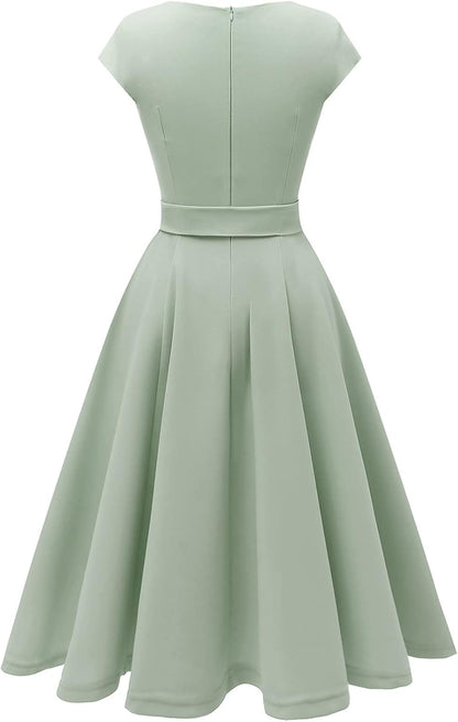 Sukienki koktajlowe DRESSTELLS dla kobiet, formalne suknie ślubne, skromne suknie balowe na przyjęcie w kościele w 2025 roku