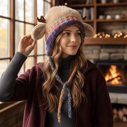 Świąteczny kapelusz z poroża