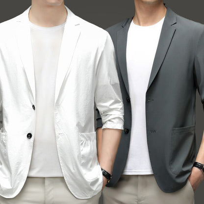 2024 Wiosna/Lato  Męska lekka letnia kurtka garniturowa
