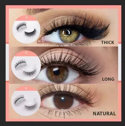 💧 Wodoodporne, samoprzylepne sztuczne rzęsy – trzymają się cały dzień, bez kleju i bez zmartwień! 👁️✨