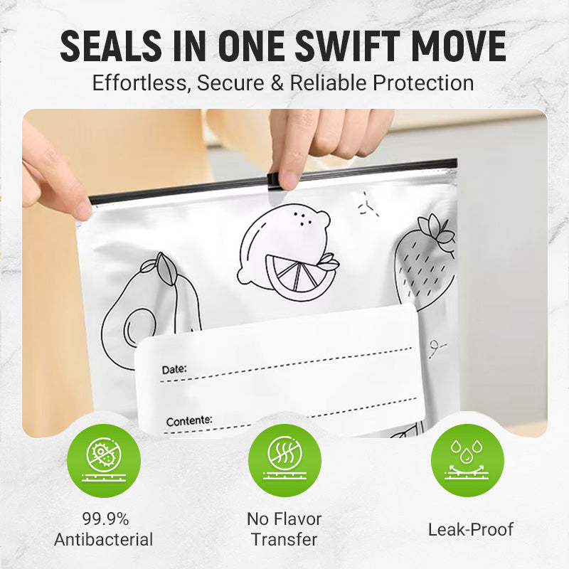 🔥Kup 10, a 20 dostaniesz gratis🔥✨Wielokrotnego użytku woreczki do przechowywania z aluminiową folią