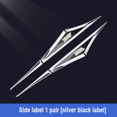 Kreatywne galwanizowane metalowe naklejki samochodowe✨2 szt.✨