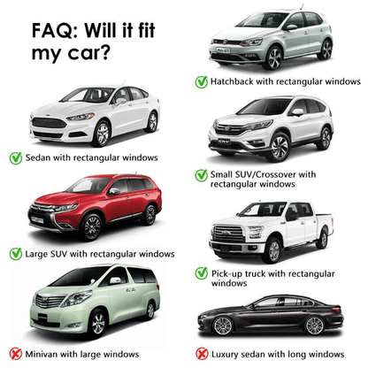 🚗🐛 Uniwersalne filtry do szyb samochodowych 🦟