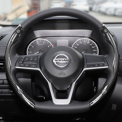 🔥Nowy uniwersalny pokrowiec na kierownicę z włókna węglowego (2 szt.)❗Pasuje do wszystkich modeli