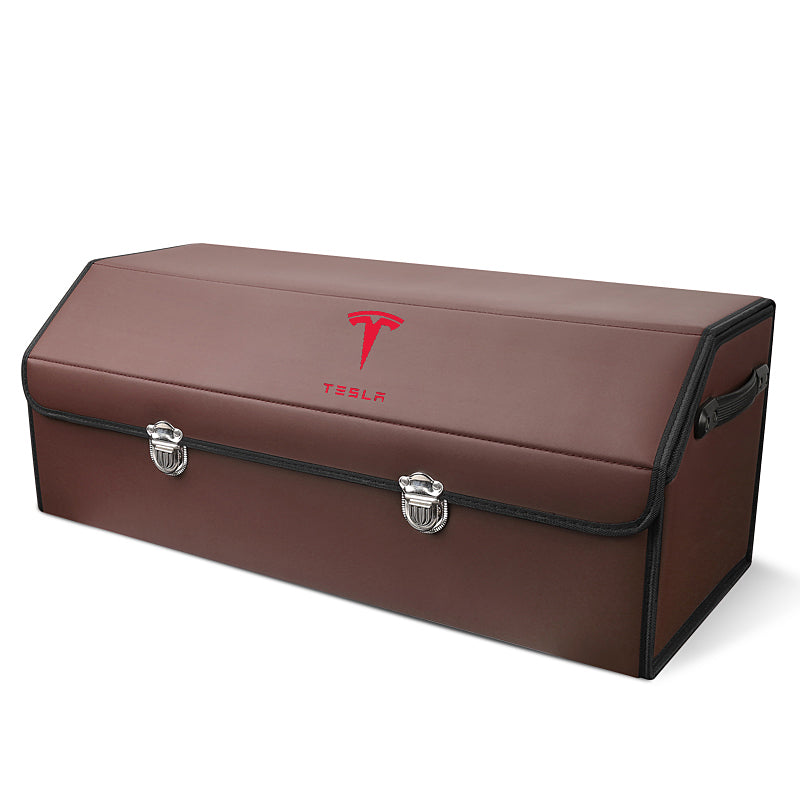 Skórzany schowek do bagażnika samochodowego