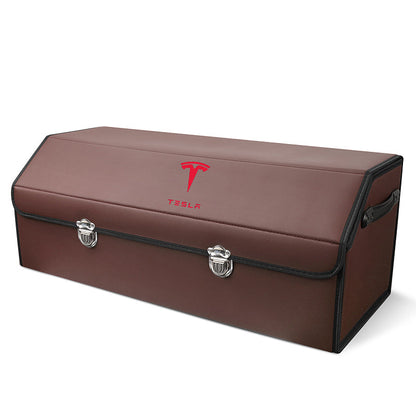 Skórzany schowek do bagażnika samochodowego