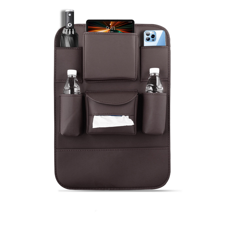 Organizer na tylne siedzenie DriveEase – wiszący organizer z wieloma kieszeniami i spersonalizowanym logo