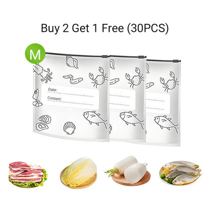 🔥Kup 10, a 20 dostaniesz gratis🔥✨Wielokrotnego użytku woreczki do przechowywania z aluminiową folią