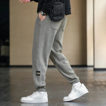 Ciepłe sztruksowe spodnie męskie