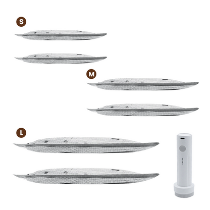 💪🌬️ Torby podróżne do przechowywania próżniowego i przenośny zestaw pompek 👕✨