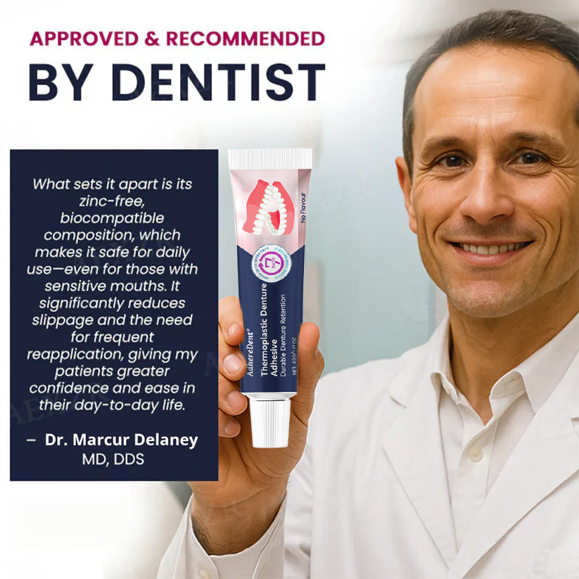 （🔥Kup 1, a 1 dostaniesz gratis🔥）Termoplastyczny klej do protez AdhereDent, trwałe mocowanie protez