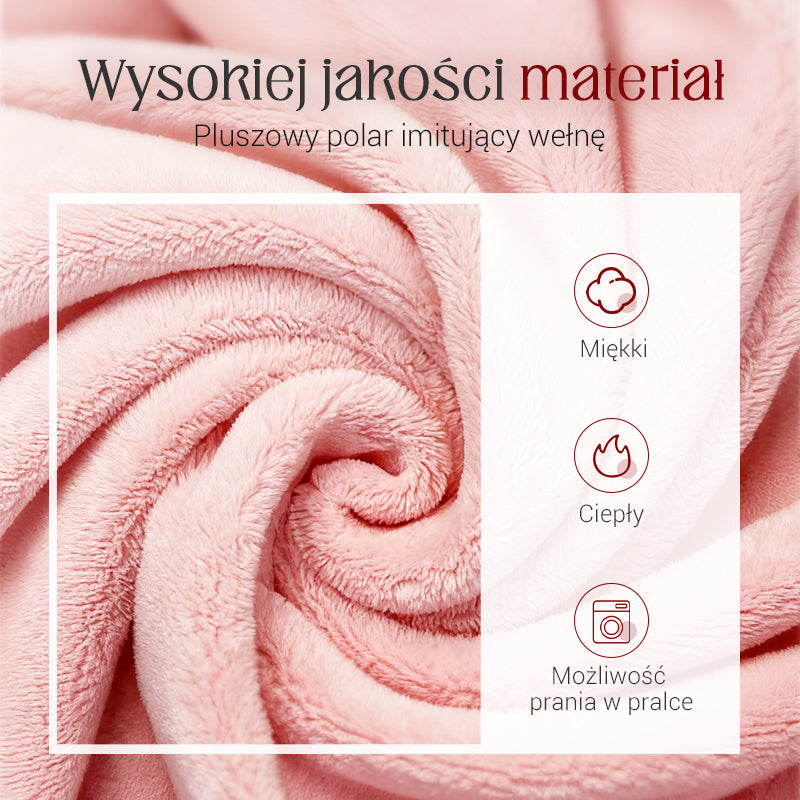 🧖 Miękki i puszysty szlafrok - Materiał przyjazny dla skóry