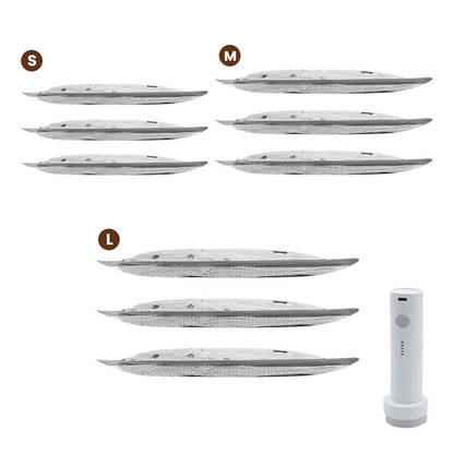 💪🌬️ Torby podróżne do przechowywania próżniowego i przenośny zestaw pompek 👕✨