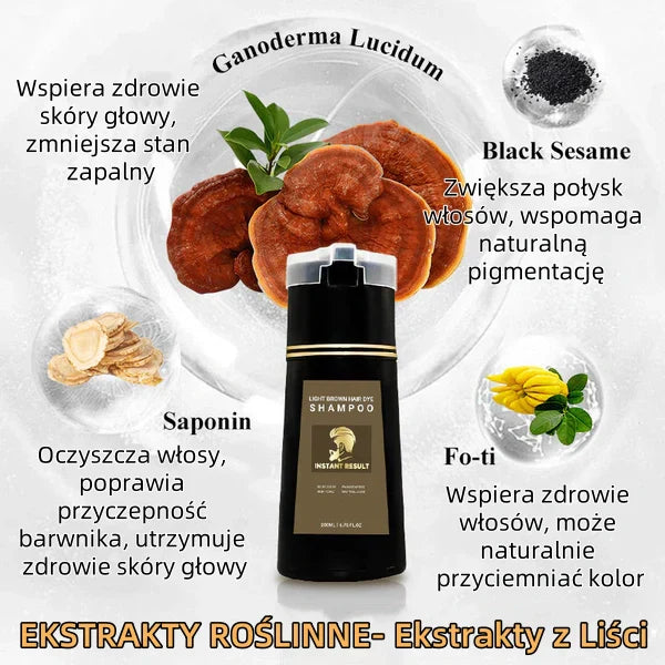 Szampon do włosów z natychmiastowym efektem koloryzacji - Broda i włosy